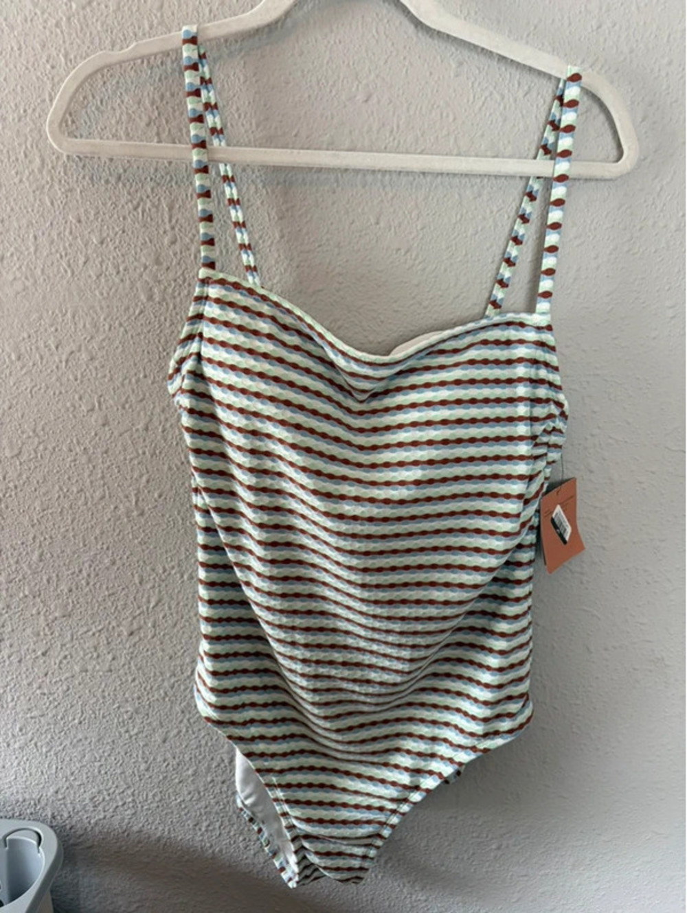 NWT Shade & Shore one piece full coverage size L.